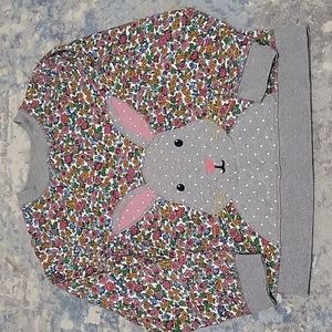 Mini Boden bunny sweatshirt